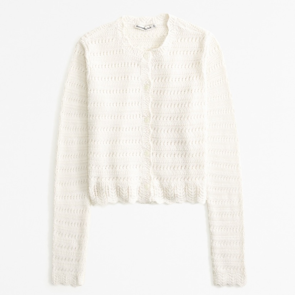SOLD Abercrombie & Fitch Crochet Knit Cardigan